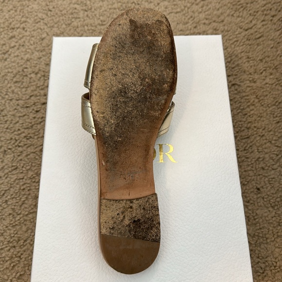 Dior Flat Or 30 Montaigne Slide - Picture 13 of 17